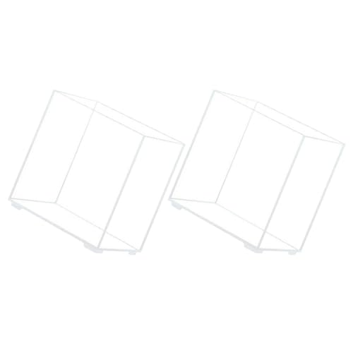 TOYANDONA 2 Stück Transparentes Mini Aquarium aus Rechteckiger Desktop Fischtank für Betta und Goldfische für Dekorative Aquarien im Haushalt von TOYANDONA