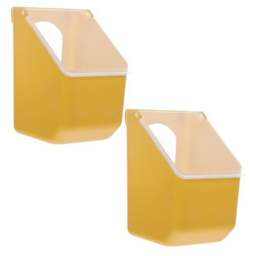 TOYANDONA 2 Stück Vogelfutterspender zum Aufhängen für Tauben Käfig Futter und Wasserschale Multifunktionaler Futterbehälter Wetterbeständig Platzsparend Einfache Langlebig Vielseitig für TOYANDONA 2 Stück Vogelfutterspender zum Aufhängen für Tauben Käfig Futter und Wasserschale Multifunktionaler Futterbehälter Wetterbeständig Platzsparend Einfache Langlebig Vielseitig für von TOYANDONA