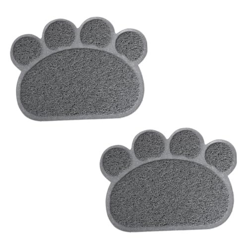 TOYANDONA 2 Stück wasserdichte Und Gleitende Bodenmatte wasserdichte Katzentoilette Tierfuttermatte Katze Für Futter Und Wasser Katzenfuttermatte Müllmatte Waschbar Wassermatte PVC Grau TOYANDONA 2 Stück wasserdichte Und Gleitende Bodenmatte wasserdichte Katzentoilette Tierfuttermatte Katze Für Futter Und Wasser Katzenfuttermatte Müllmatte Waschbar Wassermatte PVC Grau von TOYANDONA