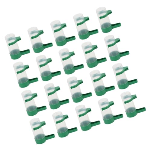 TOYANDONA 20 Prozent Wachtel Wasserbecher Automatischer Vogelwasserspender Papagei Wasserschüssel Papagei Trinkflasche Für Kleine Vögel Kaninchen Trinkgläser von TOYANDONA