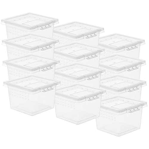 TOYANDONA 20 Stück Kunststoff Reptilien Kasten Transparent für Kleine Schlangen Eidechsen Spinnen und Insekten Belüftet für Zucht und Haltung TOYANDONA 20 Stück Kunststoff Reptilien Kasten Transparent für Kleine Schlangen Eidechsen Spinnen und Insekten Belüftet für Zucht und Haltung von TOYANDONA