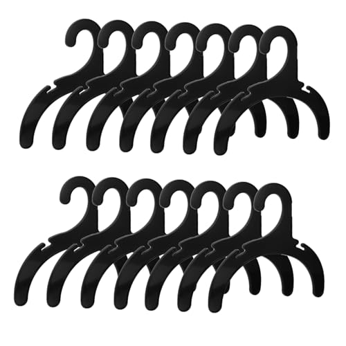 TOYANDONA 24stücke Haustier Kleiderbügel Aus Kunststoff Robuste Hundekleidung Aufhänger Für Kleine Und Große Haustiere Schwarz Praktische Kleiderorganisation Für Das Haustier von TOYANDONA
