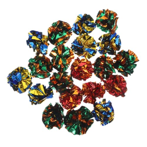 TOYANDONA 25 Stück Papierkatze -Katzenspielzeug neckisch Katzen interaktive Spielzeuge Katze interaktiv kräuseln für Katze neckt Ball zum Necken von Katzen TOYANDONA 25 Stück Papierkatze -Katzenspielzeug neckisch Katzen interaktive Spielzeuge Katze interaktiv kräuseln für Katze neckt Ball zum Necken von Katzen von TOYANDONA