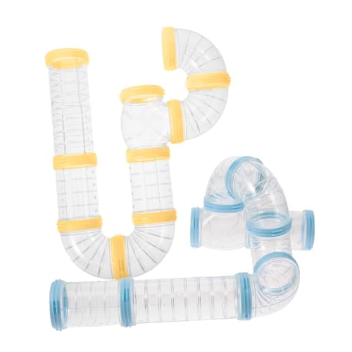 TOYANDONA 2Sätze DIY Hamster Röhren Teiliges Hamster Tunnel Transparentes Rohr Zubehör Für Hamsterkäfig Für Zwerghamster Und Kleintiere TOYANDONA 2Sätze DIY Hamster Röhren Teiliges Hamster Tunnel Transparentes Rohr Zubehör Für Hamsterkäfig Für Zwerghamster Und Kleintiere von TOYANDONA