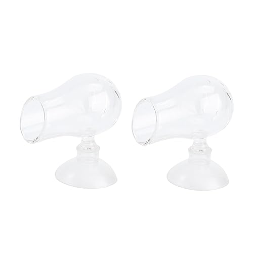 TOYANDONA 2stücke Aquarien Glas Futterbehälter Für Fische Mit Saugnapf Fischfutterspender Wurmfutterspender Abnehmbar Für Süß Und Meerwasseraquarien Kleine Tropische Fische TOYANDONA 2stücke Aquarien Glas Futterbehälter Für Fische Mit Saugnapf Fischfutterspender Wurmfutterspender Abnehmbar Für Süß Und Meerwasseraquarien Kleine Tropische Fische von TOYANDONA