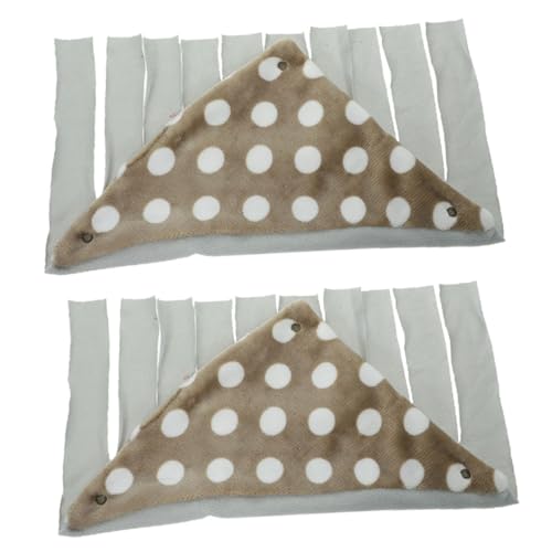 TOYANDONA 2Stücke Eckversteck Für Kleine Haustiere Für Meerschweinchen Hamster Und Zwerghasen Aus Hochwertigem Baumwollmaterial Bequem Und Langlebig Perfekter Rückzugsort TOYANDONA 2Stücke Eckversteck Für Kleine Haustiere Für Meerschweinchen Hamster Und Zwerghasen Aus Hochwertigem Baumwollmaterial Bequem Und Langlebig Perfekter Rückzugsort von TOYANDONA