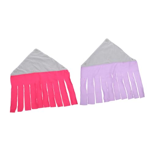TOYANDONA 2Stücke Eckversteck Hängematte für Kleine Haustiere Atmungsaktives Fleece für Hamster Meerschweinchen und Frettchen Anpassbare Langlebig und Platzsparend von TOYANDONA