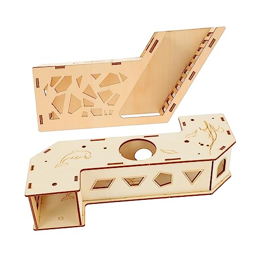TOYANDONA 2Stücke Hamster Holzspielzeug Lustiger Tunnel und Versteck für Kleintiere Teiliges aus Hochwertigem Holz für Hamster und Kleine Nager und Entspannen TOYANDONA 2Stücke Hamster Holzspielzeug Lustiger Tunnel und Versteck für Kleintiere Teiliges aus Hochwertigem Holz für Hamster und Kleine Nager und Entspannen von TOYANDONA