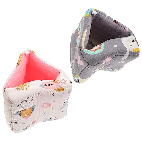 TOYANDONA 2Stücke Hamsterhöhlen aus Weichem Material Gemütliche Verstecke für Hamster und Kleine für Käfige Schützt Kälte und Bietet für Haustier TOYANDONA 2Stücke Hamsterhöhlen aus Weichem Material Gemütliche Verstecke für Hamster und Kleine für Käfige Schützt Kälte und Bietet für Haustier von TOYANDONA