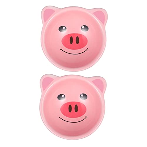 TOYANDONA 2Stücke Hamsterschalen Keramik Futternäpfe für Hamster Niedliches Cartoon Design rutschfest zu Reinigen für Futter und Wasser Haustierzubehör für Kleine TOYANDONA 2Stücke Hamsterschalen Keramik Futternäpfe für Hamster Niedliches Cartoon Design rutschfest zu Reinigen für Futter und Wasser Haustierzubehör für Kleine von TOYANDONA