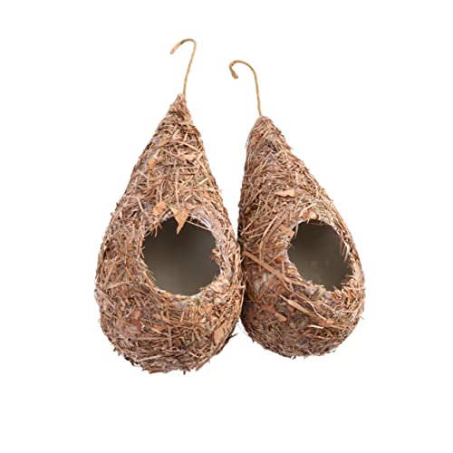 TOYANDONA 2 Stücke Hängendes Strohnest für Vögel Künstliches Gras Vogel Schlafplatz für Kanarienvögel Papageien und Kleine Vögel Natürliche Vogelbedarf Ornamente für Innenräume TOYANDONA 2 Stücke Hängendes Strohnest für Vögel Künstliches Gras Vogel Schlafplatz für Kanarienvögel Papageien und Kleine Vögel Natürliche Vogelbedarf Ornamente für Innenräume von TOYANDONA
