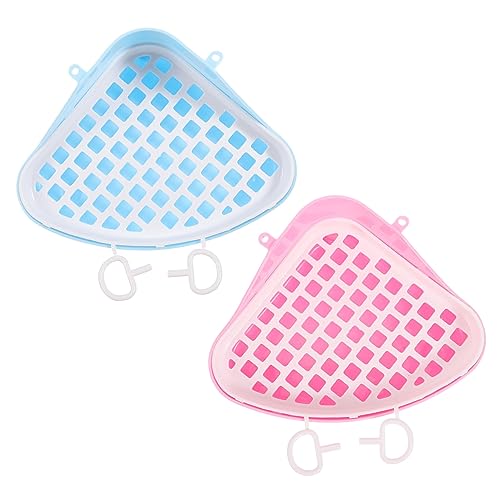 TOYANDONA 2Stücke Haustier Toilette für Hamster und Kleintiere Abnehmbar Große Kapazität für Meerschweinchen und Ratten Einfache Nutzung und Reinigung TOYANDONA 2Stücke Haustier Toilette für Hamster und Kleintiere Abnehmbar Große Kapazität für Meerschweinchen und Ratten Einfache Nutzung und Reinigung von TOYANDONA