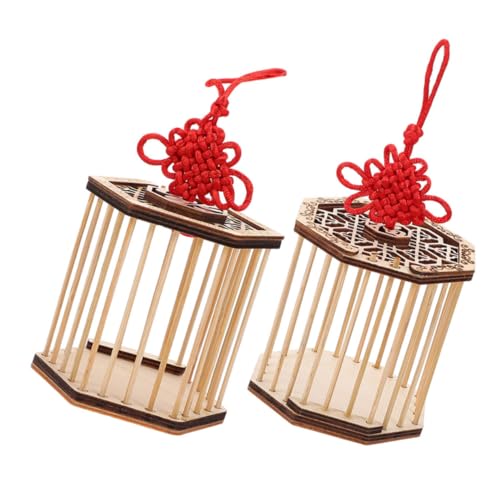 TOYANDONA 2Stücke Heuschrecken Käfig aus Holz Insekten Transportbox für Aufzucht und Beobachtung von Grillen und Kleinen Tieren Langlebig von TOYANDONA