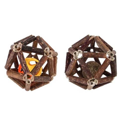 TOYANDONA 2stücke Katzenball Mit Glocke Kauspielzeug Für Haustiere Interaktives Spielzeug Zur Zahnpflege Und Zahnreinigung Für Katzen Und Kätzchen Verbessert Die Intelligenz Und TOYANDONA 2stücke Katzenball Mit Glocke Kauspielzeug Für Haustiere Interaktives Spielzeug Zur Zahnpflege Und Zahnreinigung Für Katzen Und Kätzchen Verbessert Die Intelligenz Und von TOYANDONA