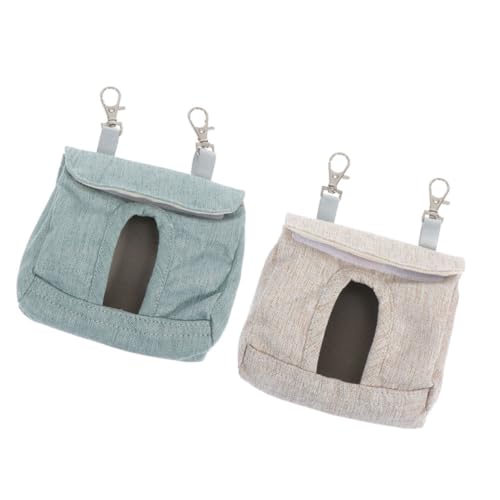 TOYANDONA 2 Stück Hängende Futtertasche für Kaninchen und Meerschweinchen Langsame Futterspender Maschinenwaschbar Atmungsaktives Material Heu Organizer Praktisch und Langlebig von TOYANDONA