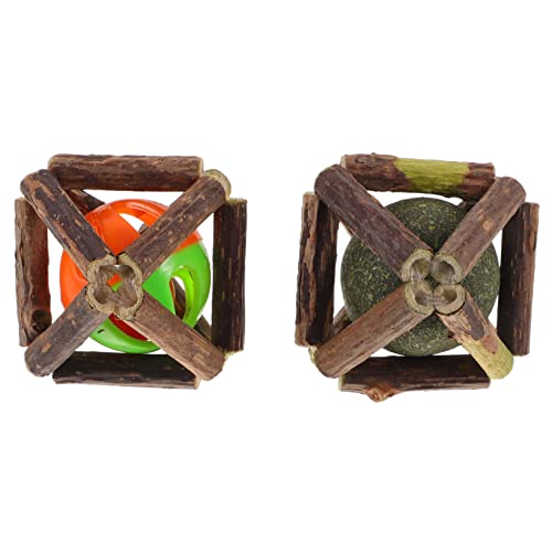 TOYANDONA 2Stücke Katzenminze Ball Kauspielzeug Zur Zahnreinigung Und Stressabbau Für Katzen Langlebiges Actinidia Polygama Fördert Verdauung TOYANDONA 2Stücke Katzenminze Ball Kauspielzeug Zur Zahnreinigung Und Stressabbau Für Katzen Langlebiges Actinidia Polygama Fördert Verdauung von TOYANDONA