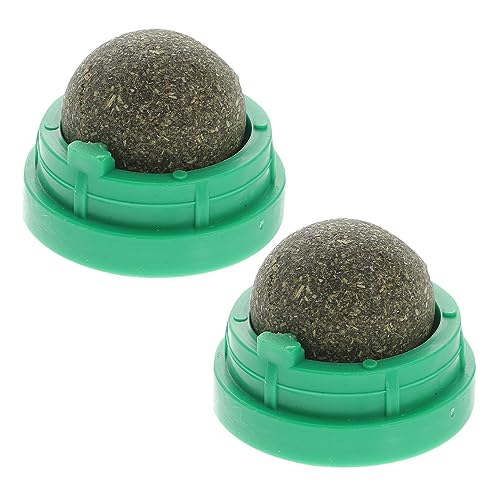 TOYANDONA 2Stücke Katzenminze Leckball Natürliche Katzenleckerlis Verdauungshilfe Süße Snacks Für Katzen Actinidia Polygama Fördert Die Gesundheit Zufällige von TOYANDONA
