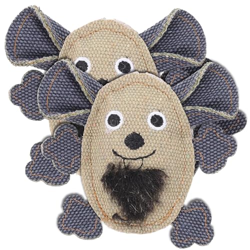 TOYANDONA 2Stücke Katzenminze Mäuse aus Atmungsaktivem Canvas Interaktives Katzenspielzeug für Katzen Langlebig und Ansprechend Fördert und Bewegung für Katzen und Kätzchen von TOYANDONA