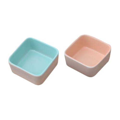 TOYANDONA 2Stücke Keramische Chinchilla Futter und Wasserschalen Multifunktions Hamsterschalen für Kleine Haustiere Wie Hamster und Chinchillas aus Hochwertigem TOYANDONA 2Stücke Keramische Chinchilla Futter und Wasserschalen Multifunktions Hamsterschalen für Kleine Haustiere Wie Hamster und Chinchillas aus Hochwertigem von TOYANDONA