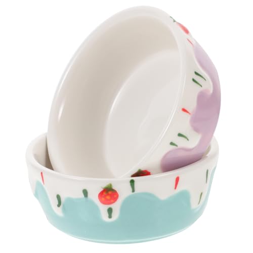 TOYANDONA 2stücke Keramischer Futternapf Für Hamster Und Kleintiere Kleine Futter Wasserschalen Mit Rutschfester Unterseite Anti-Splash Design Für Hamster Meerschweinchen Und Mehr TOYANDONA 2stücke Keramischer Futternapf Für Hamster Und Kleintiere Kleine Futter Wasserschalen Mit Rutschfester Unterseite Anti-Splash Design Für Hamster Meerschweinchen Und Mehr von TOYANDONA