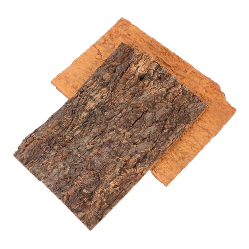 TOYANDONA 2Stücke Korkrinde für Reptilien Terrarium Dekoration für Eidechsen Schildkröten und Spinnen Kletterplattform aus Natürlichem Langlebig und Sicher für Haustiere TOYANDONA 2Stücke Korkrinde für Reptilien Terrarium Dekoration für Eidechsen Schildkröten und Spinnen Kletterplattform aus Natürlichem Langlebig und Sicher für Haustiere von TOYANDONA