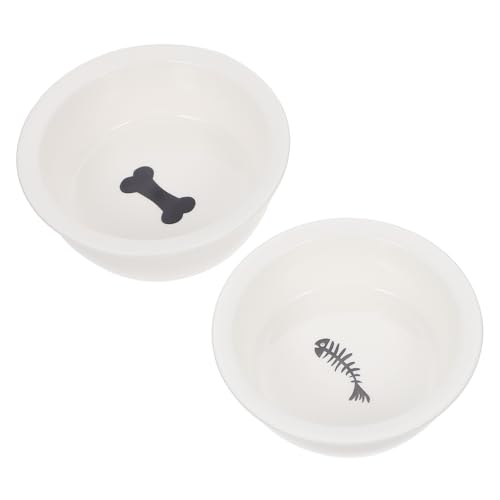 TOYANDONA 2Stücke Kreative Katzen und Hundenäpfe aus Keramik Futterschalen für Haustiere Futter und Trinkschalen Langlebig für Kleine und Katzen TOYANDONA 2Stücke Kreative Katzen und Hundenäpfe aus Keramik Futterschalen für Haustiere Futter und Trinkschalen Langlebig für Kleine und Katzen von TOYANDONA