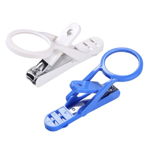 TOYANDONA 2stücke Krallenschere Für Igel Hamster Nagel Clippers Pet Nagelschneider Pflegezubehör Stabilem Griff Und Klappbarer Lupe von TOYANDONA