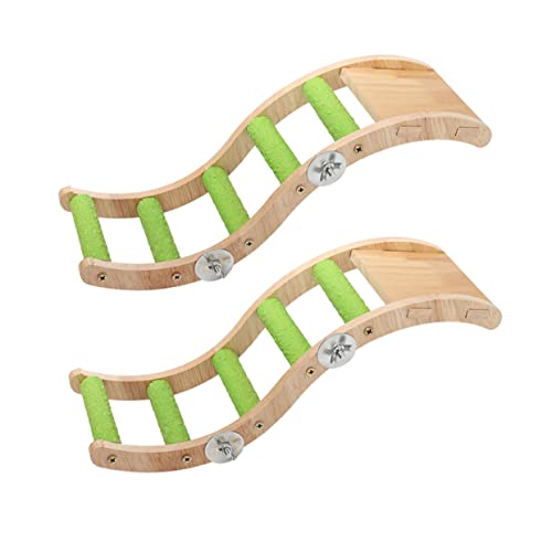 TOYANDONA 2 Stück Vogel Klettern Spielzeug aus Holz für Wellensittiche Papageienleiter mit Buntem Design Sicher für Vögel Käfig Zubehör für Mittelgroße Vögel TOYANDONA 2 Stück Vogel Klettern Spielzeug aus Holz für Wellensittiche Papageienleiter mit Buntem Design Sicher für Vögel Käfig Zubehör für Mittelgroße Vögel von TOYANDONA