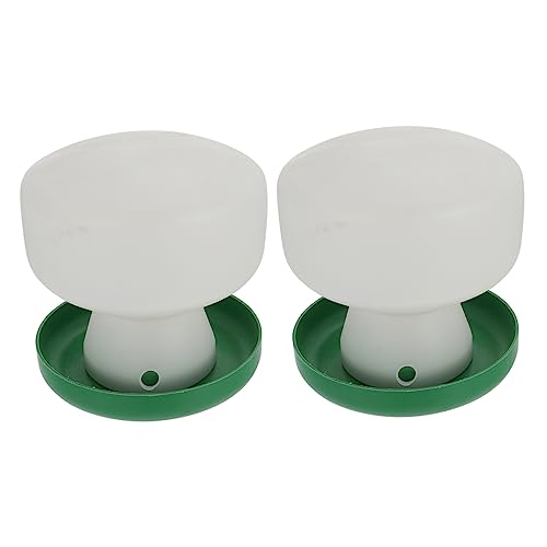 TOYANDONA 2Stücke Papagei Wassertränke Automatische Vogeltrinkschale für Käfige Freies Sicheres Material für Kanarien Papageien und Kleine zu Installieren von TOYANDONA