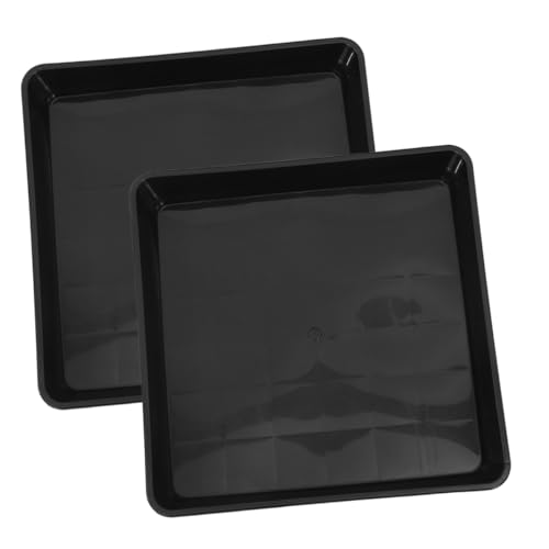 TOYANDONA 2Stücke Pflanzenuntersetzer Kunststoff Quadratisch Teiliges Wasserdichtes Bewässerungstablett für Innen und Außenbereich Langlebig TOYANDONA 2Stücke Pflanzenuntersetzer Kunststoff Quadratisch Teiliges Wasserdichtes Bewässerungstablett für Innen und Außenbereich Langlebig von TOYANDONA
