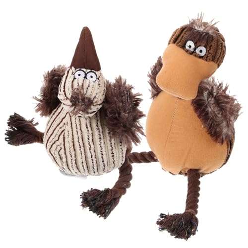 TOYANDONA 2Stücke Plüsch Mit Quietscher Kaustier Für Zahnende Und Sicher Zur Reduzierung Von Einsamkeit Zahnpflege TOYANDONA 2Stücke Plüsch Mit Quietscher Kaustier Für Zahnende Und Sicher Zur Reduzierung Von Einsamkeit Zahnpflege von TOYANDONA