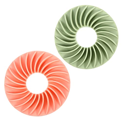 TOYANDONA 2Stücke Slow Feeder Schüssel Antischlingnapf Für Gesunde Fütterung Pinkes Kauspielzeug Zur Langsamer Fütterung Und Besserer Verdauung von TOYANDONA