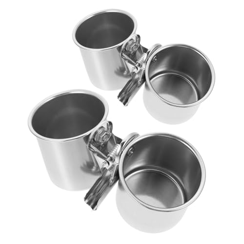 TOYANDONA 2Stücke Vogelnapf Mit Clip Praktischer Futter Und Wassernapf Für Papageien Und Futterschalen Für Käfige Vogelhäuschen Und Vogelzubehör TOYANDONA 2Stücke Vogelnapf Mit Clip Praktischer Futter Und Wassernapf Für Papageien Und Futterschalen Für Käfige Vogelhäuschen Und Vogelzubehör von TOYANDONA