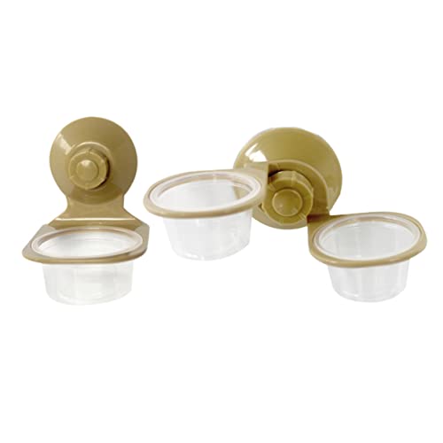 TOYANDONA 2 Stück Wand Montierte Wasserschalen für Reptilien Hängender Futternapf Futterspender für Eidechsen und Schildkröten Stabiler Saugnapf Temperaturbeständig TOYANDONA 2 Stück Wand Montierte Wasserschalen für Reptilien Hängender Futternapf Futterspender für Eidechsen und Schildkröten Stabiler Saugnapf Temperaturbeständig von TOYANDONA