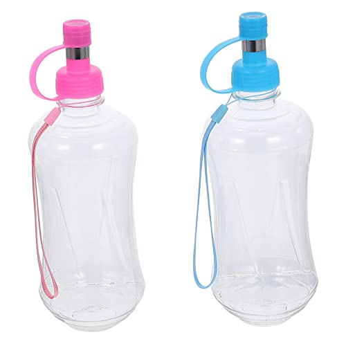 TOYANDONA 2Stücke Wasserflasche mit Haken Kätzchen Wasserspender für Unterwegs für Reisen Outdoor Aktivitäten mit Welpen und Katzen Frei von TOYANDONA