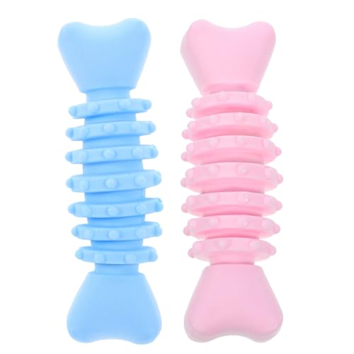TOYANDONA 2Stücke Welpen Knochenförmiges Kauspielzeug aus TPR für Zahnpflege und Langlebig für Kleine Fördert und Training Drinnen TOYANDONA 2Stücke Welpen Knochenförmiges Kauspielzeug aus TPR für Zahnpflege und Langlebig für Kleine Fördert und Training Drinnen von TOYANDONA