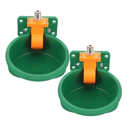 TOYANDONA 2Stücke Ziegentränke für Schafe und Rinder Auslaufsicheres Design Einfache Installation Robust und Wassersparend von TOYANDONA
