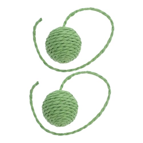 TOYANDONA 2pcs Katzenkratzen Nach Dem Austausch Mit -sisalball Langable Cat Toys Katzenkratzspielzeug Für Innenkatzen von TOYANDONA