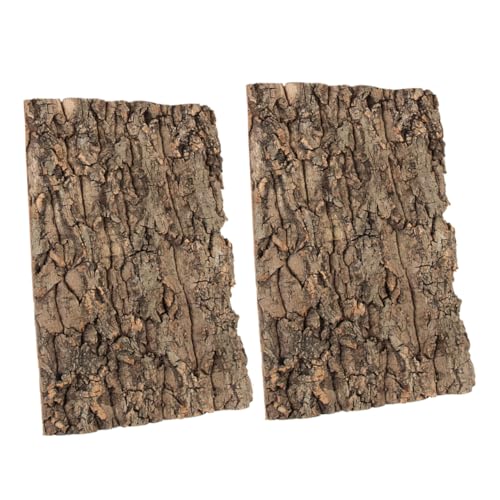 TOYANDONA 2pcs Reptilien Terrarium Rinde Dekorborke Für Echsenklettern Und Versteck Für Feuerwehrspinnen Für Heim- Oder Büro -aquarienhintergrund von TOYANDONA
