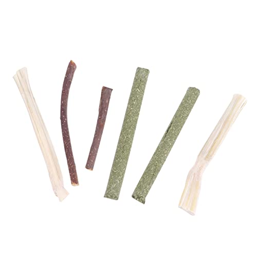 TOYANDONA 3 Boxen Snacks Zum Zahnen Für Haustiere Zähne Schleifen Schleifer Klein Hamster Molarenstangen Für Haustiere Molarenstange des Kaninchens Kaninchen-Snacks Kaustangen Holz von TOYANDONA