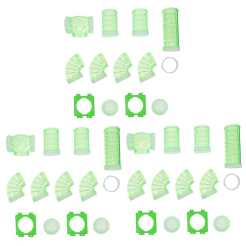 TOYANDONA 3 Sätze DIY Hamster Tunnel Set Teilig Externer Kunststoffspielzeug Röhrenbau Einfach zu Montierendes Hamsterkäfig Zubehör Langlebiger Hasentunnel für Kleine Haustiere Vielseitiges von TOYANDONA
