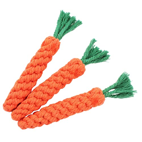 TOYANDONA 3 Stück Baumwollseil -karottenspielzeug Welpenspielzeug Hundespielzeug Aus Baumwollseil Seilspielzeug Für Hunde Backenzahn Für Hunde Kauspielzeug Aus Baumwolle TOYANDONA 3 Stück Baumwollseil -karottenspielzeug Welpenspielzeug Hundespielzeug Aus Baumwollseil Seilspielzeug Für Hunde Backenzahn Für Hunde Kauspielzeug Aus Baumwolle von TOYANDONA