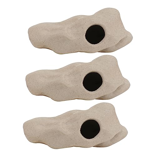 TOYANDONA 3 Stück Ceramic Shrimp Nest Chic Aquarium Zubehör für Garnelen und Fischbehälter Langlebig und Farbecht von TOYANDONA