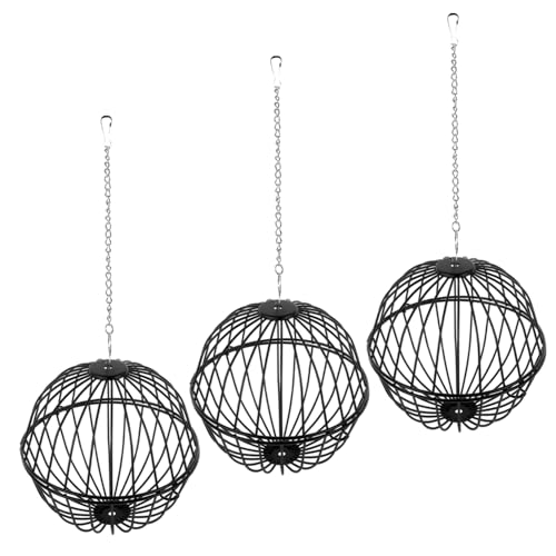 TOYANDONA 3 Stück Futterball für Kleintiere Hängendes für Kaninchen und Nager Wiederverwendbar mit Kette aus Sicherem Material für Fütterung von Heu und Gras TOYANDONA 3 Stück Futterball für Kleintiere Hängendes für Kaninchen und Nager Wiederverwendbar mit Kette aus Sicherem Material für Fütterung von Heu und Gras von TOYANDONA