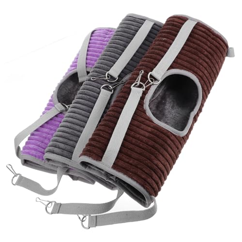 TOYANDONA 3 Stück Hamsterkäfig-Hängematte Chinchilla Hut Haustierkäfighängele -Hängematte Kaninchenbettwäsche Zuckergleiterbett Ratten-Hängemattenbett Haustier Hängematten Flanell TOYANDONA 3 Stück Hamsterkäfig-Hängematte Chinchilla Hut Haustierkäfighängele -Hängematte Kaninchenbettwäsche Zuckergleiterbett Ratten-Hängemattenbett Haustier Hängematten Flanell von TOYANDONA
