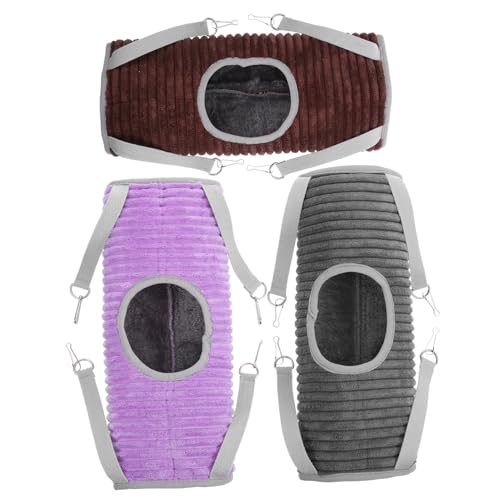 TOYANDONA 3 Stück Hamsterkäfig Hängematte Meerschweinchenbett Frettchenbett Hängendes Katzenbett Haustierhängematte Rattenhängematte Rattenbettwäsche Für Käfighängematte Warmes Bett TOYANDONA 3 Stück Hamsterkäfig Hängematte Meerschweinchenbett Frettchenbett Hängendes Katzenbett Haustierhängematte Rattenhängematte Rattenbettwäsche Für Käfighängematte Warmes Bett von TOYANDONA