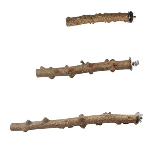 TOYANDONA 3 Stück Holz Vogelspielständer Teiliges Set Stabiles Kletter und Spielzubehör für Papageien und Kleine Vögel Fördert Balance und Aktivität Geeignet für Käfigmontage Langlebiges TOYANDONA 3 Stück Holz Vogelspielständer Teiliges Set Stabiles Kletter und Spielzubehör für Papageien und Kleine Vögel Fördert Balance und Aktivität Geeignet für Käfigmontage Langlebiges von TOYANDONA
