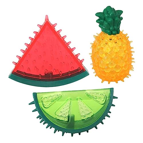 TOYANDONA 3 Stück Kauspielzeug für Hunde Aggressive Beißspielzeuge mit Geräuschfunktion Zahnbürste und Kühlfunktion für Gesunde Zähne und Spaß Beim TOYANDONA 3 Stück Kauspielzeug für Hunde Aggressive Beißspielzeuge mit Geräuschfunktion Zahnbürste und Kühlfunktion für Gesunde Zähne und Spaß Beim von TOYANDONA