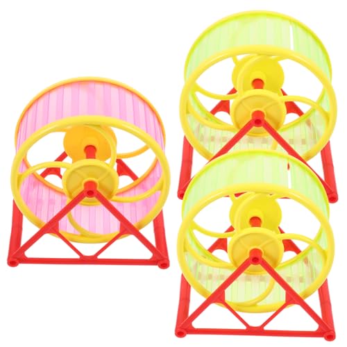 TOYANDONA 3 Stück Lustiges Kunststoff Laufrad für Hamster Geräuschloses für Kleintiere für Chinchillas und Meerschweinchen Zufällige Farben Zufällige Farbe Zufällige Farbe TOYANDONA 3 Stück Lustiges Kunststoff Laufrad für Hamster Geräuschloses für Kleintiere für Chinchillas und Meerschweinchen Zufällige Farben Zufällige Farbe Zufällige Farbe von TOYANDONA