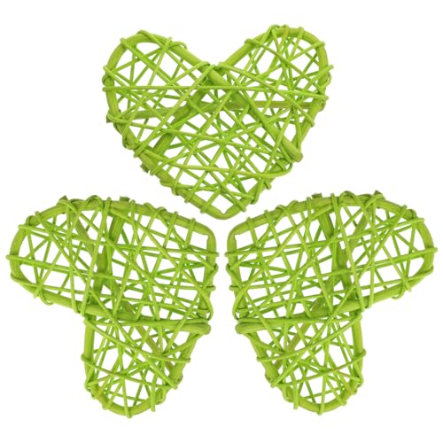 TOYANDONA 3 Stück Papagei-Rattan- Herzform vogelkäfig Bird Toys vogeltränke käfig zur Vogelsuche Weidenkugeln für Vögel Papageienspielzeug Haustier-Picking- TOYANDONA 3 Stück Papagei-Rattan- Herzform vogelkäfig Bird Toys vogeltränke käfig zur Vogelsuche Weidenkugeln für Vögel Papageienspielzeug Haustier-Picking- von TOYANDONA
